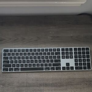 Apple Magic Keyboard A1843 - Wireless Bluetooth w/ Numeric Keypad (Black Keys)